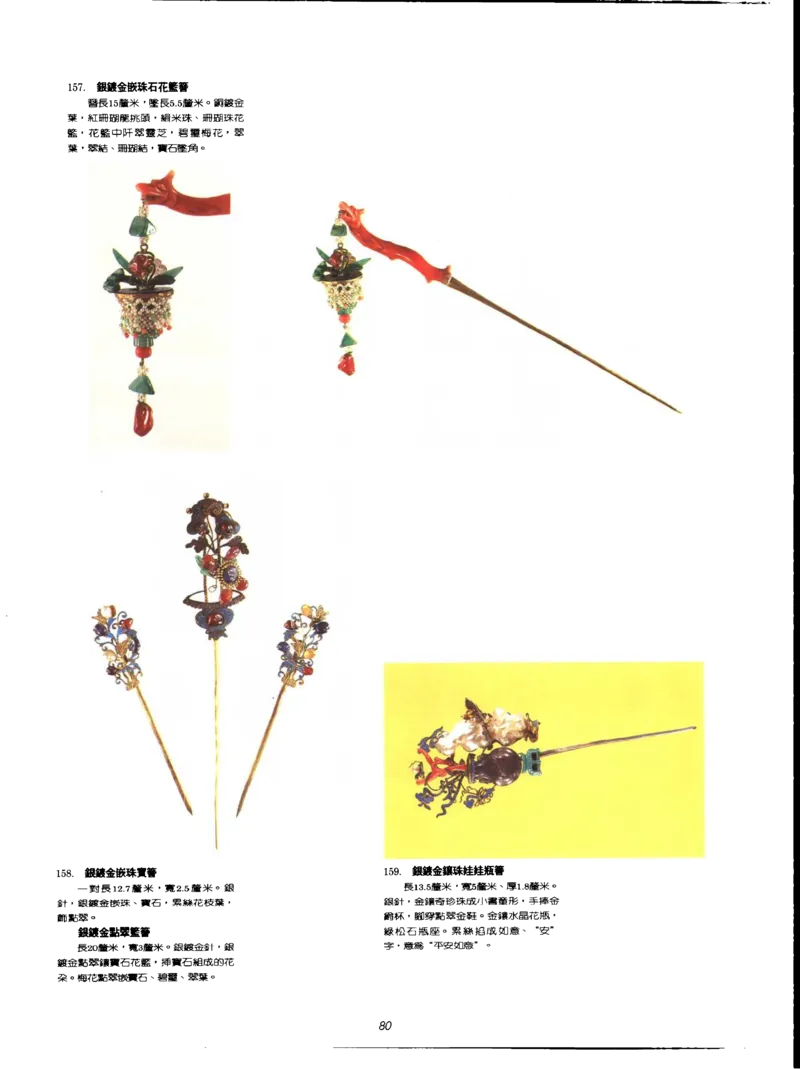 故宫博物院藏-清代后妃首饰.故宫博物馆_X018-玉石珠宝鉴定教程最新合集_10、文玩首饰金银首饰专题资料（宋元明）