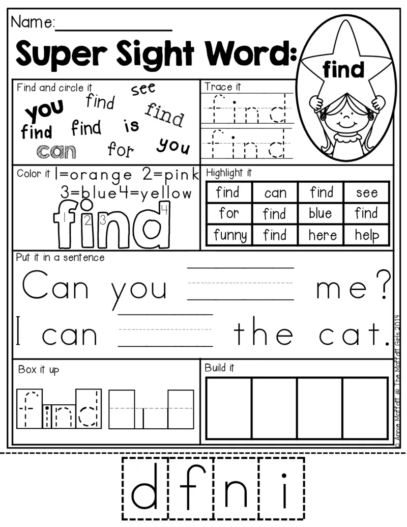 1自然拼读SightWords(启蒙阅读高频词）_幼小衔接全套_幼小衔接资料大全_幼小衔接资料1️⃣_017高频词翻翻卡500页_五个级别高频词SightWords练习纸​