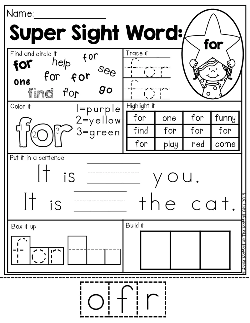 1自然拼读SightWords(启蒙阅读高频词）_幼小衔接全套_幼小衔接资料大全_幼小衔接资料1️⃣_017高频词翻翻卡500页_五个级别高频词SightWords练习纸​