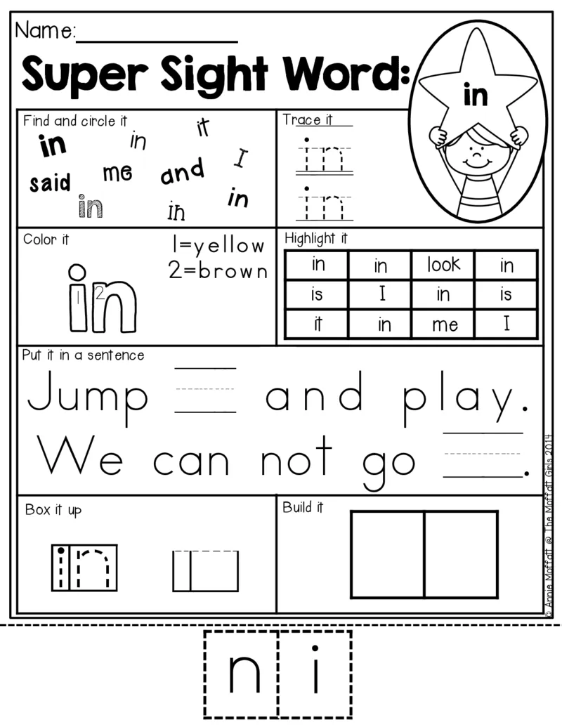 1自然拼读SightWords(启蒙阅读高频词）_幼小衔接全套_幼小衔接资料大全_幼小衔接资料1️⃣_017高频词翻翻卡500页_五个级别高频词SightWords练习纸​