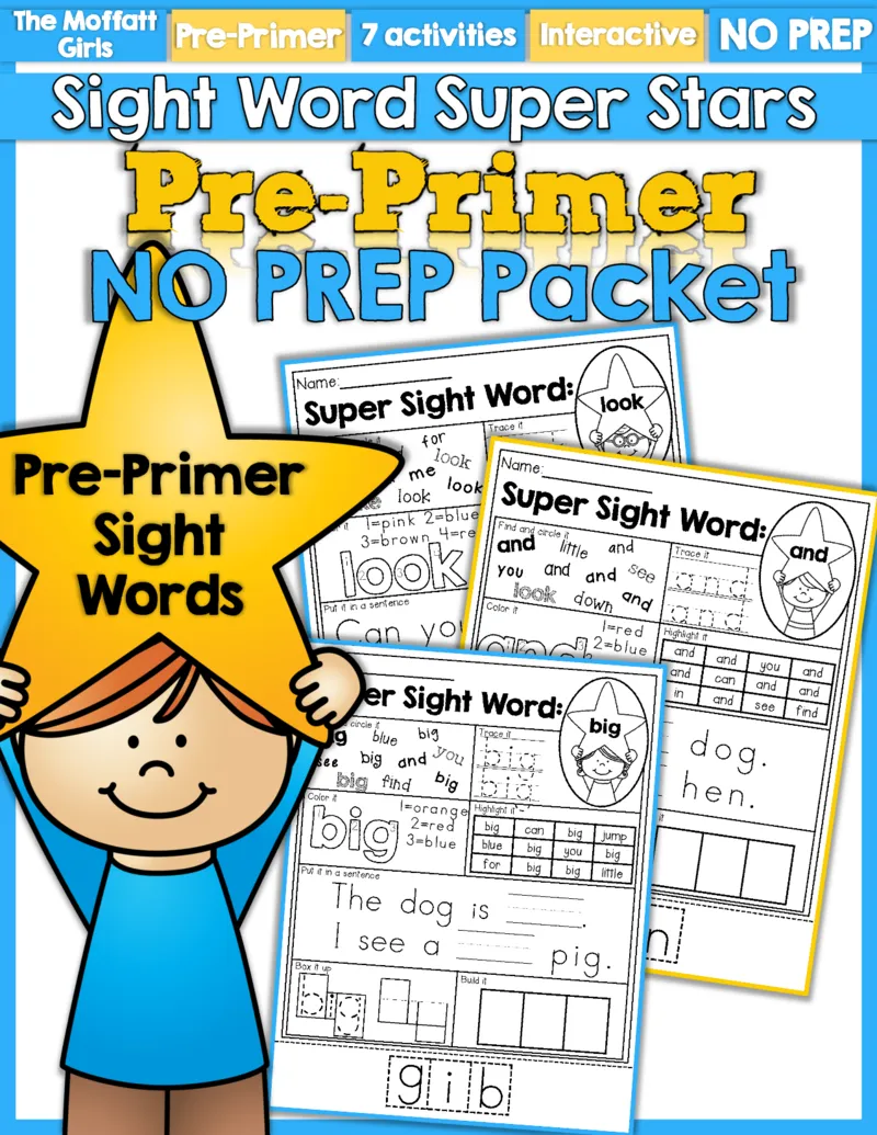 1自然拼读SightWords(启蒙阅读高频词）_幼小衔接全套_幼小衔接资料大全_幼小衔接资料1️⃣_017高频词翻翻卡500页_五个级别高频词SightWords练习纸​