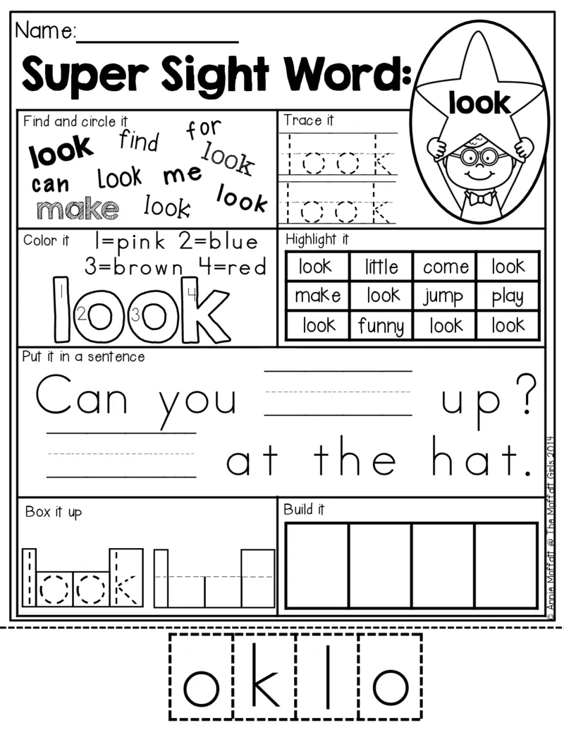 1自然拼读SightWords(启蒙阅读高频词）_幼小衔接全套_幼小衔接资料大全_幼小衔接资料1️⃣_017高频词翻翻卡500页_五个级别高频词SightWords练习纸​