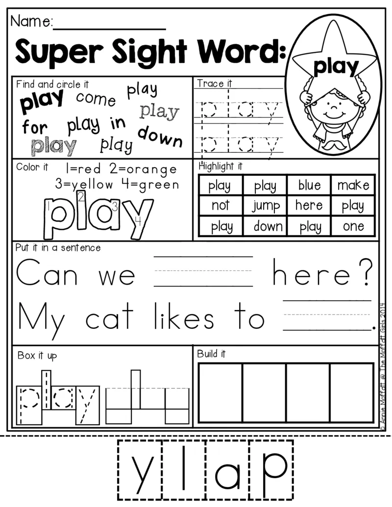 1自然拼读SightWords(启蒙阅读高频词）_幼小衔接全套_幼小衔接资料大全_幼小衔接资料1️⃣_017高频词翻翻卡500页_五个级别高频词SightWords练习纸​