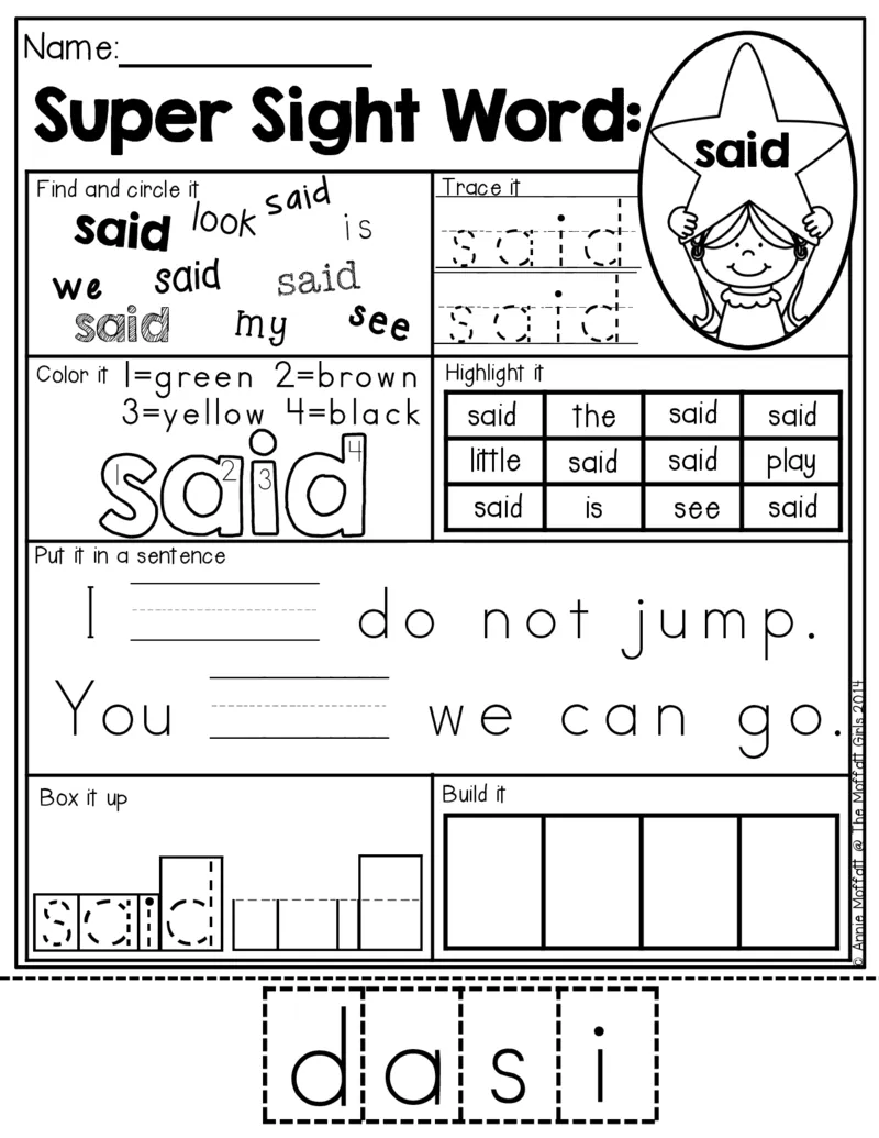 1自然拼读SightWords(启蒙阅读高频词）_幼小衔接全套_幼小衔接资料大全_幼小衔接资料1️⃣_017高频词翻翻卡500页_五个级别高频词SightWords练习纸​