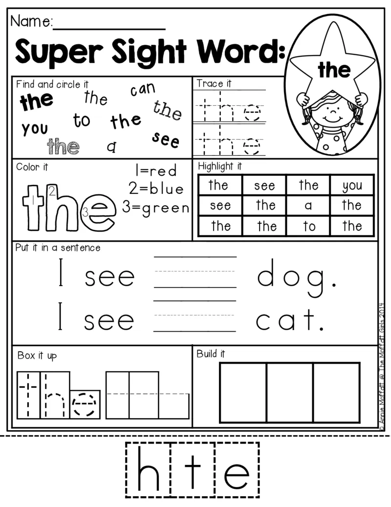 1自然拼读SightWords(启蒙阅读高频词）_幼小衔接全套_幼小衔接资料大全_幼小衔接资料1️⃣_017高频词翻翻卡500页_五个级别高频词SightWords练习纸​