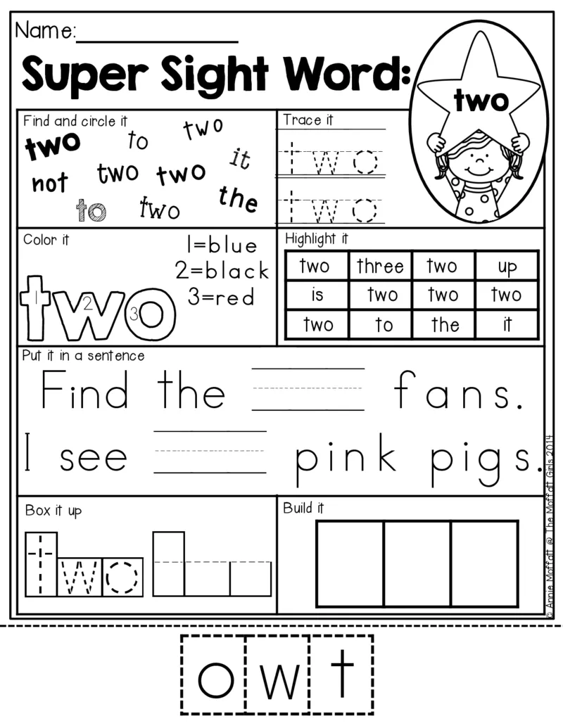 1自然拼读SightWords(启蒙阅读高频词）_幼小衔接全套_幼小衔接资料大全_幼小衔接资料1️⃣_017高频词翻翻卡500页_五个级别高频词SightWords练习纸​