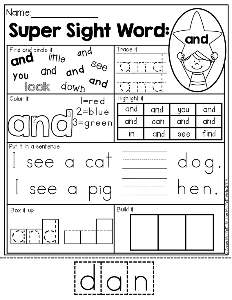 1自然拼读SightWords(启蒙阅读高频词）_幼小衔接全套_幼小衔接资料大全_幼小衔接资料1️⃣_017高频词翻翻卡500页_五个级别高频词SightWords练习纸​