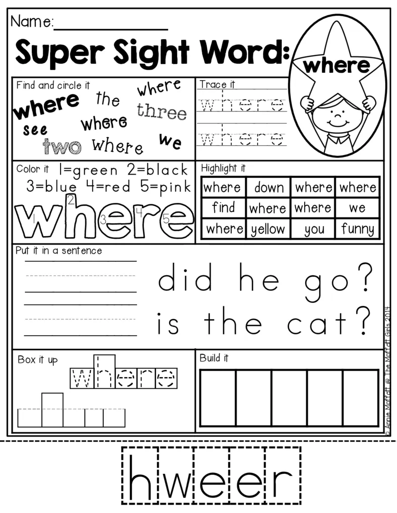 1自然拼读SightWords(启蒙阅读高频词）_幼小衔接全套_幼小衔接资料大全_幼小衔接资料1️⃣_017高频词翻翻卡500页_五个级别高频词SightWords练习纸​