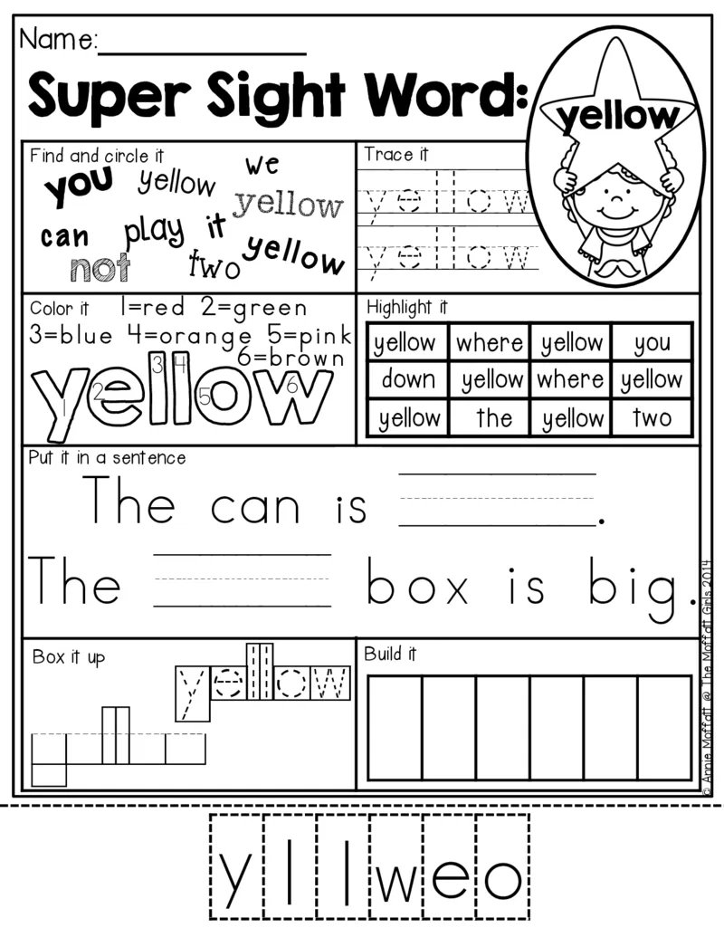 1自然拼读SightWords(启蒙阅读高频词）_幼小衔接全套_幼小衔接资料大全_幼小衔接资料1️⃣_017高频词翻翻卡500页_五个级别高频词SightWords练习纸​