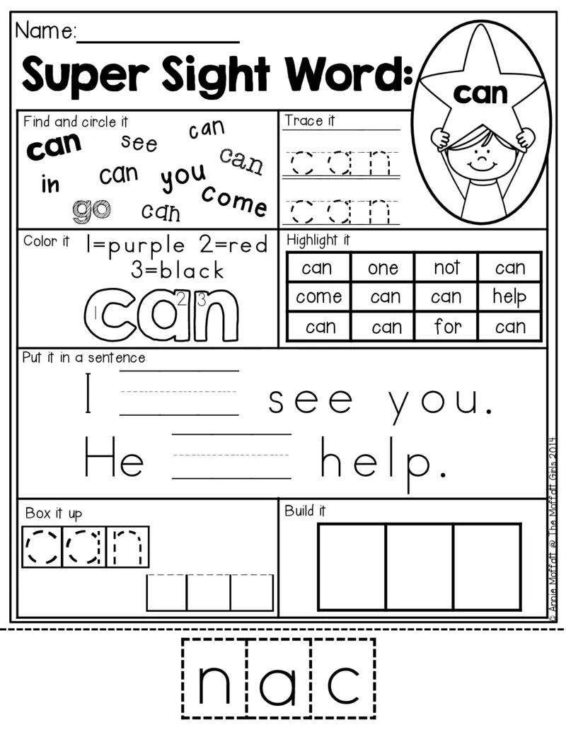 1自然拼读SightWords(启蒙阅读高频词）_幼小衔接全套_幼小衔接资料大全_幼小衔接资料1️⃣_017高频词翻翻卡500页_五个级别高频词SightWords练习纸​