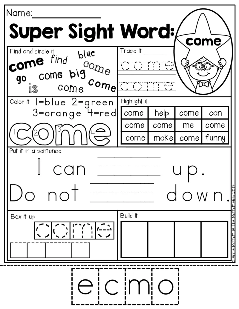 1自然拼读SightWords(启蒙阅读高频词）_幼小衔接全套_幼小衔接资料大全_幼小衔接资料1️⃣_017高频词翻翻卡500页_五个级别高频词SightWords练习纸​