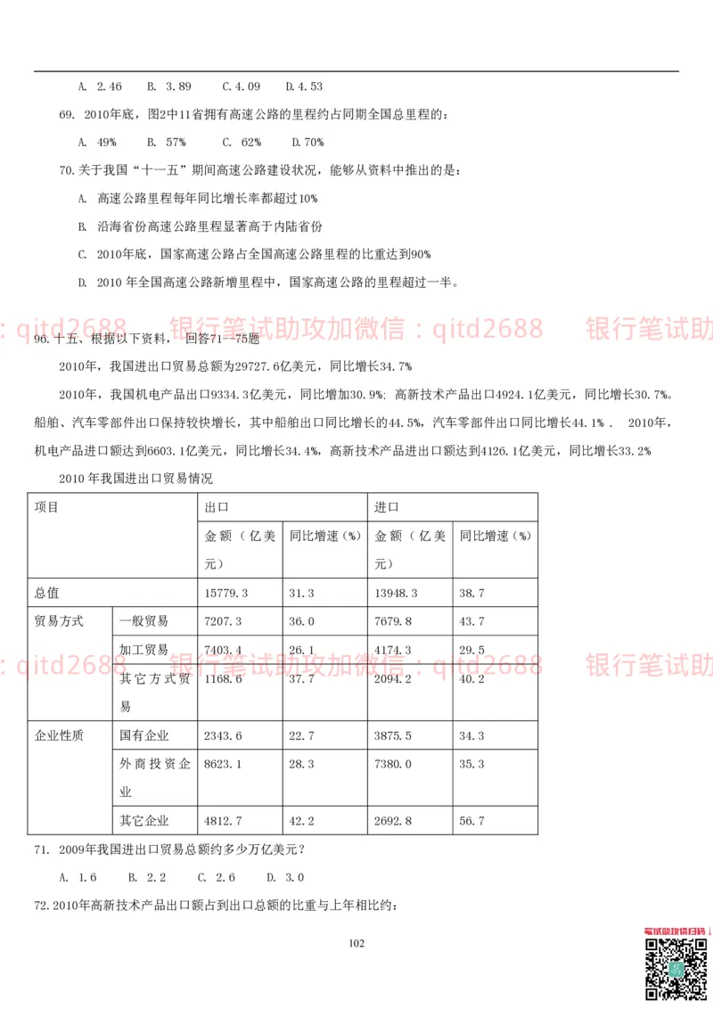 行测题库及答案详解一_2025春招题库汇总_银行题库-1_银行全套上岸资料_各银行笔试真题_邮储上岸资料_邮储银行招聘考试笔试复习资料_1.邮储银行行测专项（掌握解题技巧，多做题）
