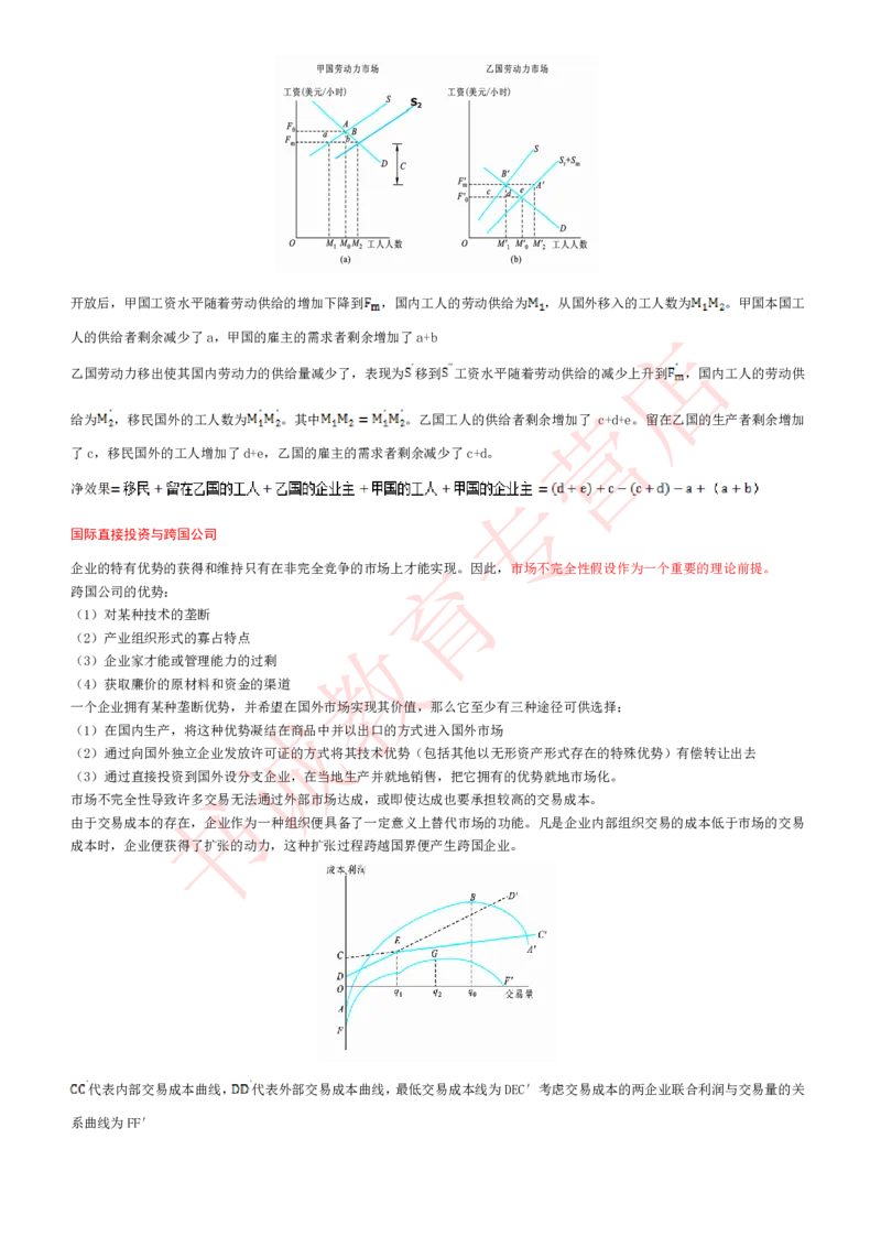 经济专项讲义--经济学考点归纳总结国际经济学归纳总结_2025春招题库汇总_十大行测题库_2023年十大热门题库更新中_09、易考汇总_银行笔试包含专业题_专项讲义