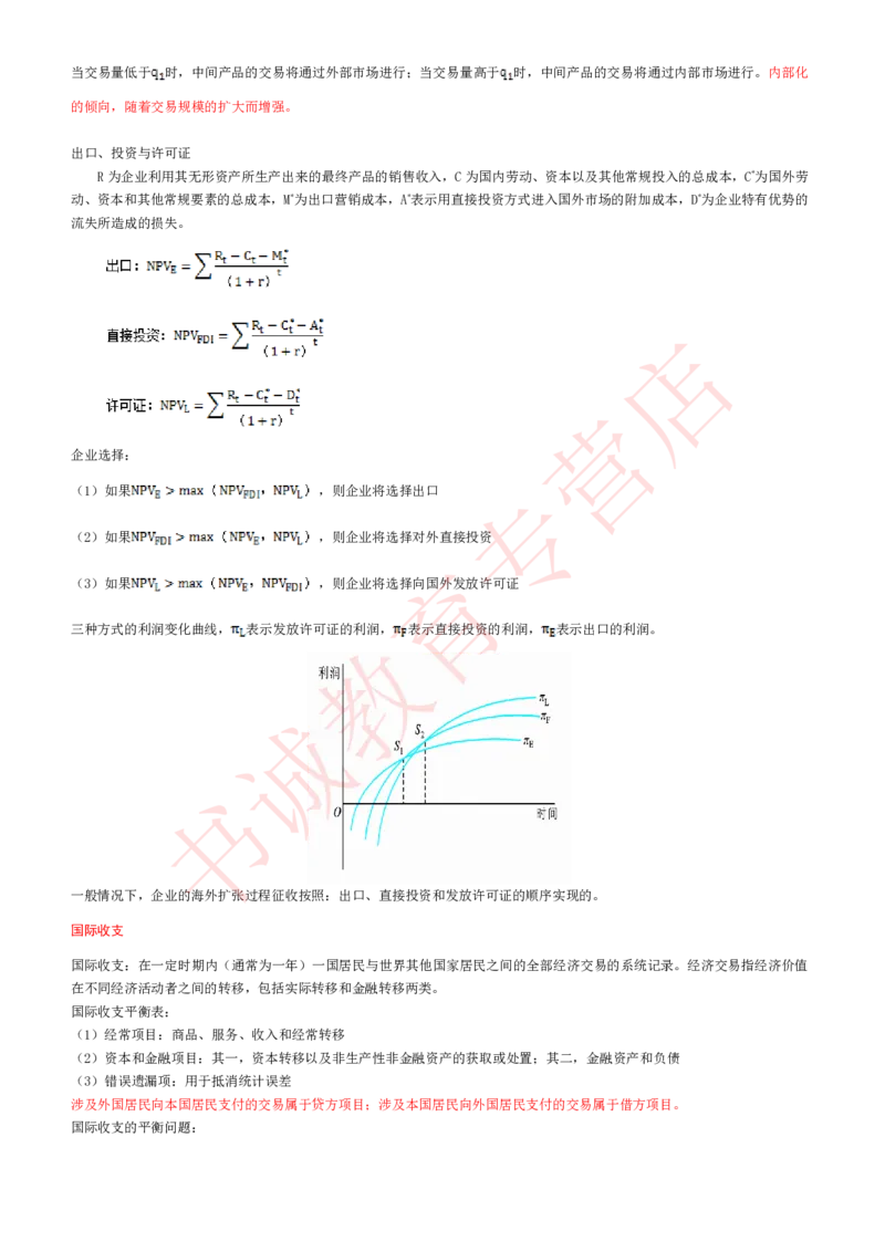经济专项讲义--经济学考点归纳总结国际经济学归纳总结_2025春招题库汇总_十大行测题库_2023年十大热门题库更新中_09、易考汇总_银行笔试包含专业题_专项讲义