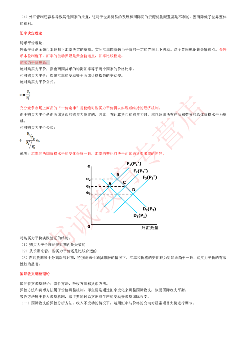 经济专项讲义--经济学考点归纳总结国际经济学归纳总结_2025春招题库汇总_十大行测题库_2023年十大热门题库更新中_09、易考汇总_银行笔试包含专业题_专项讲义