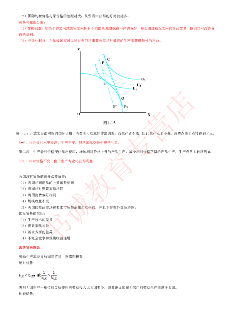 经济专项讲义--经济学考点归纳总结国际经济学归纳总结_2025春招题库汇总_十大行测题库_2023年十大热门题库更新中_09、易考汇总_银行笔试包含专业题_专项讲义