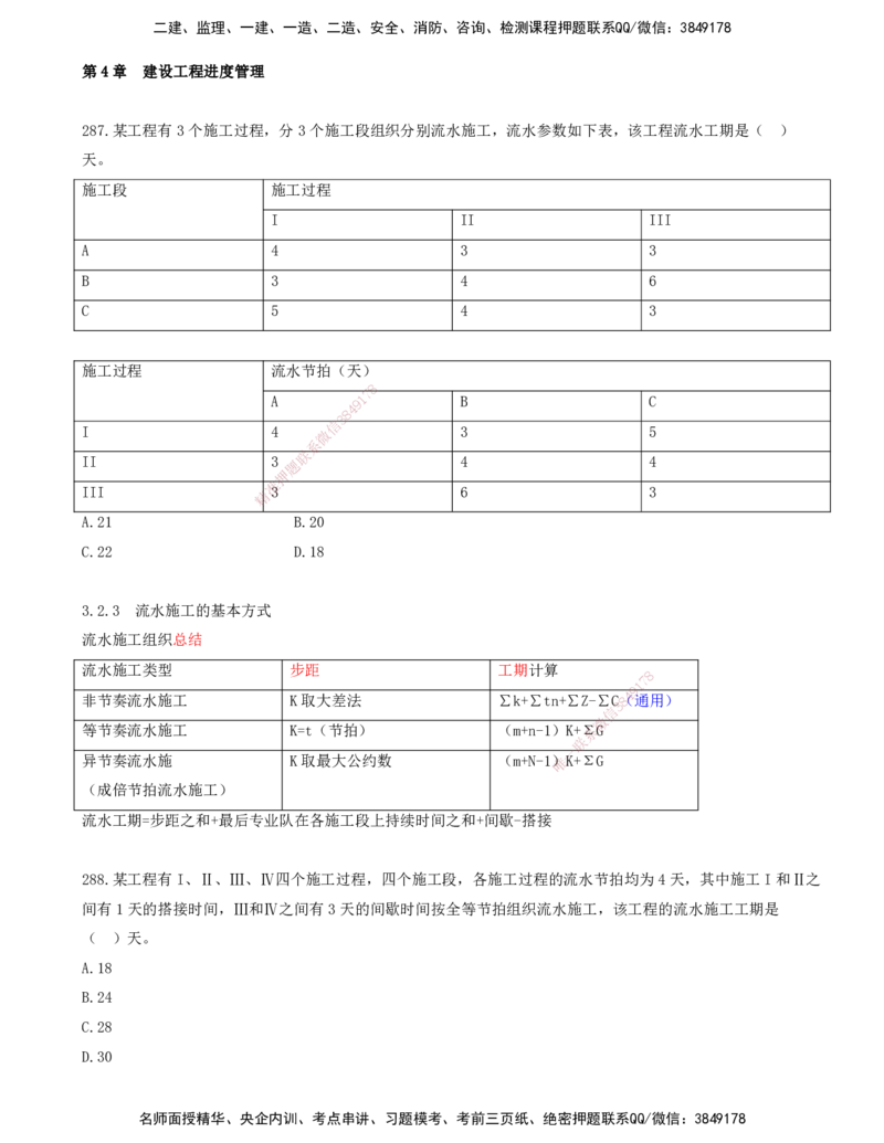 25.25-金点题287-291题_2026年一级建造师_2026年一建管理_2025年一建管理SVIP_03-习题精析✿实战特训✿模考通关_31-管理《金点题班》金月KL推荐_讲义
