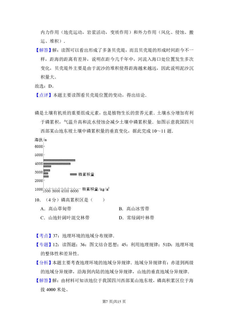 2016年高考地理试卷（新课标Ⅰ）（解析卷）_地理历年高考真题_新&middot;PDF版2008-2025&middot;高考地理真题_地理（按省份分类）2008-2025_2008-2025&middot;（湖北）地理高考真题