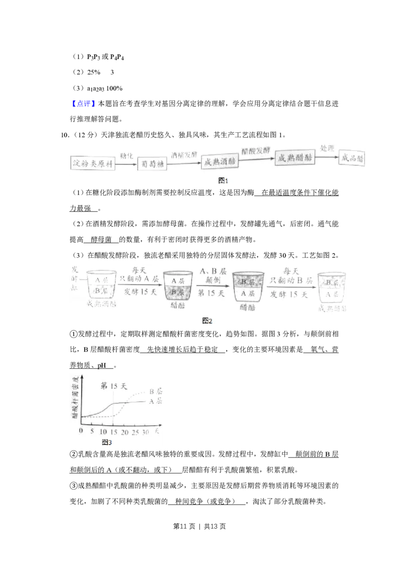2016年高考生物试卷（天津）（解析卷）_生物历年高考真题_新&middot;PDF版2008-2025&middot;高考生物真题_生物（按年份分类）2008-2025_2016&middot;高考生物真题