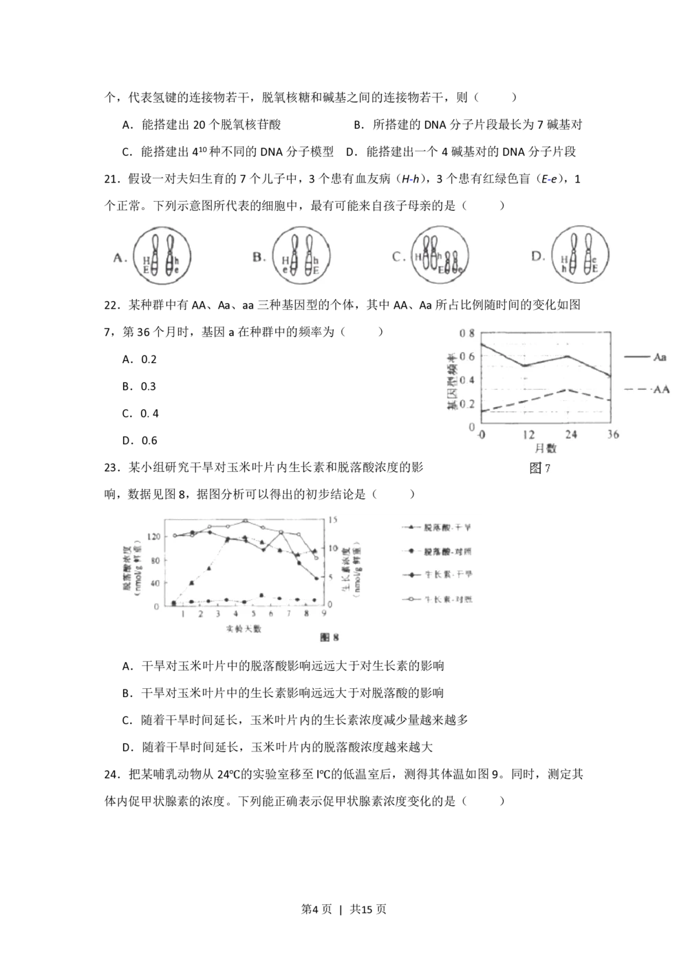 2013年高考生物试卷（上海）（空白卷）_生物历年高考真题_新&middot;PDF版2008-2025&middot;高考生物真题_生物（按省份分类）2008-2025_2008-2022&middot;（上海）生物高考真题