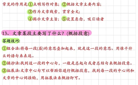1_1_阅读理解常考题型答题技巧小学语文_儿童阅读理解排序初级练习题基础启蒙观察细节短文学习训练电子版(1)