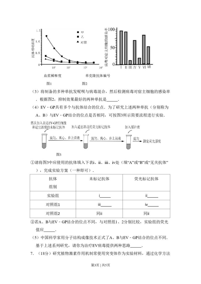 2016年高考生物试卷（北京）（空白卷）_生物历年高考真题_新&middot;PDF版2008-2025&middot;高考生物真题_生物（按年份分类）2008-2025_2016&middot;高考生物真题