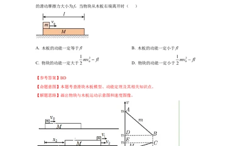 模型18动力学板块模型（解析版）_2025高中物理模型方法技巧高三复习专题练习讲义_高考物理模型最新模拟题专项训练