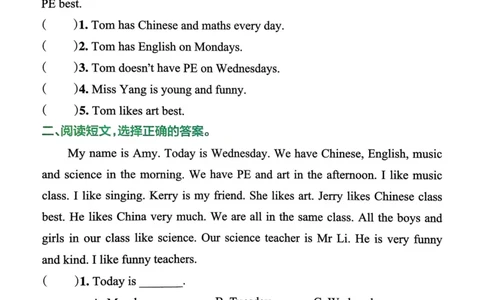 25秋《学霸冲A卷》5年级上册英语人教pep同步阅读_25秋《小学学霸冲A卷》英语人教版3-6_25秋学霸冲A卷5上人教英语