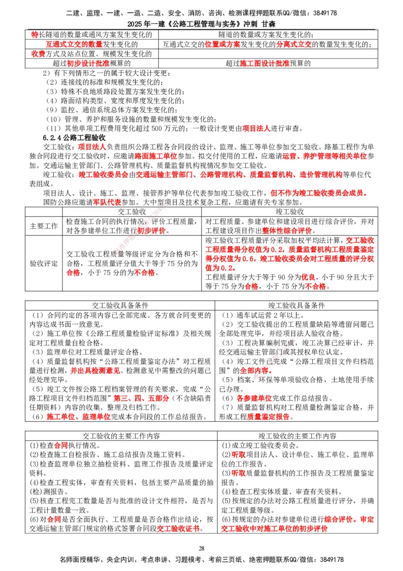 2025一建公路-冲刺_2026年一级建造师_2026年一建公路_2025年一建公路SVIP_04-冲刺串讲✿考点强化✿小灶集训_28-公路《冲刺串讲班》甘森TG_讲义