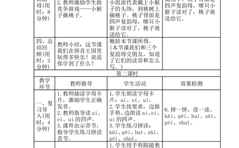 aieiui导学案_幼小衔接全套_7.幼小衔接全套_01、拼音_1、拼音课件及教案、练习题等_09ɑieiui