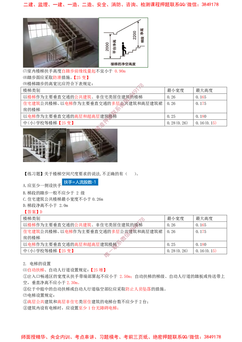 06.06-第1篇-第1章-1.2.3-楼梯和电梯基本构造要求_2026年一级建造师_2026年一建建筑_2025年一建建筑SVIP_02-基础精讲✿高端面授✿深度强化_22-建筑《教材精讲班》金月SMR推荐