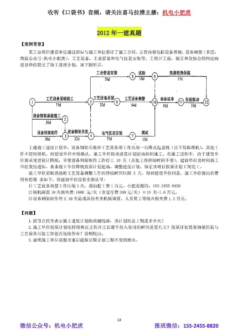 01-双代号网络图（空白版）_2026年一级建造师_2026年一建机电_2025年一建机电SVIP_02-基础精讲✿高端面授✿深度强化_11-机电《教材精讲班》小肥虎SMR_管理《五大必会》