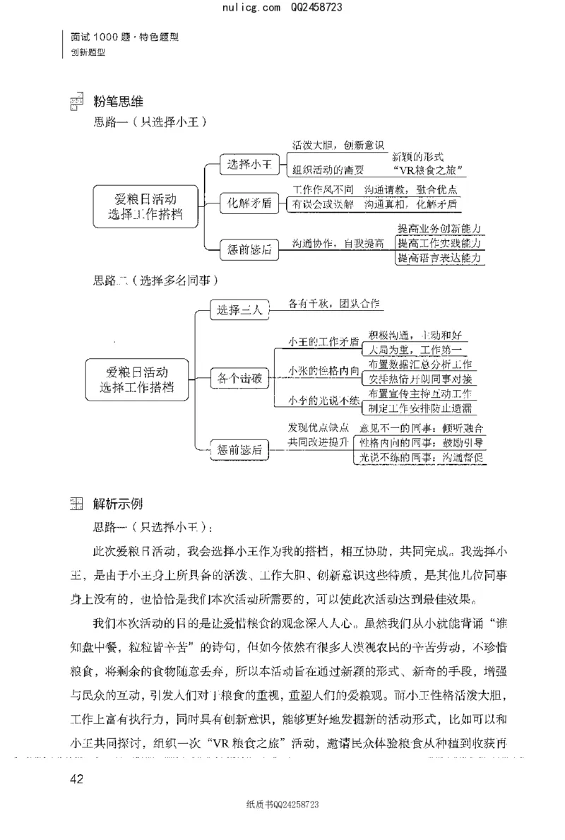 面试1000题（特色创&middot;新题题）_2025春招题库汇总_十大行测题库_2023年十大热门题库更新中_09、易考汇总_银行面试_半结构化_粉笔面试1000题
