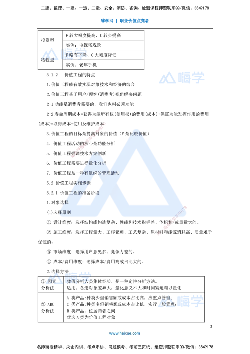 06.2025王晓波-考前拔分速成-第5章价值工程_2026年一级建造师_2026年一建经济_2025年一建经济SVIP_04-冲刺串讲✿考点强化✿小灶集训_14-经济《考前拔分速成》王晓波HX_讲义