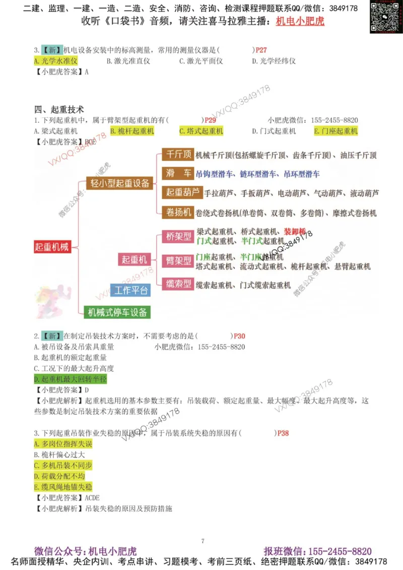 01-增值服务（1-3）答案_2026年一级建造师_2026年一建机电_2025年一建机电SVIP_04-冲刺串讲✿考点强化✿小灶集训_17-机电《案例百题斩》小肥虎SMR_增值服务