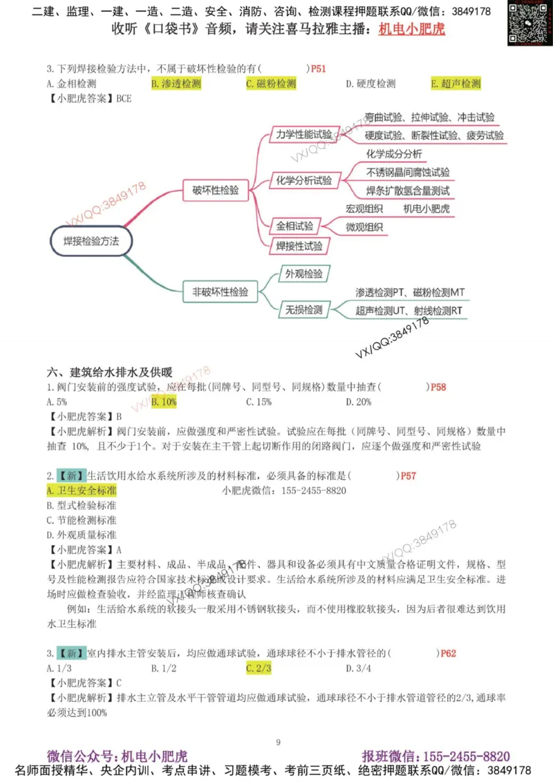 01-增值服务（1-3）答案_2026年一级建造师_2026年一建机电_2025年一建机电SVIP_04-冲刺串讲✿考点强化✿小灶集训_17-机电《案例百题斩》小肥虎SMR_增值服务