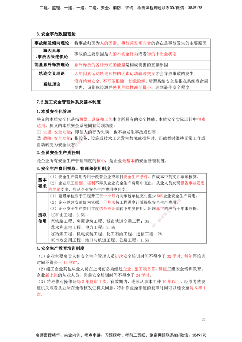 25一建-天成密训-管理_2026年一级建造师_2026年一建管理_2025年一建管理SVIP_04-冲刺串讲✿考点强化✿小灶集训_55-管理《考前天成密训》杨彬HX_讲义