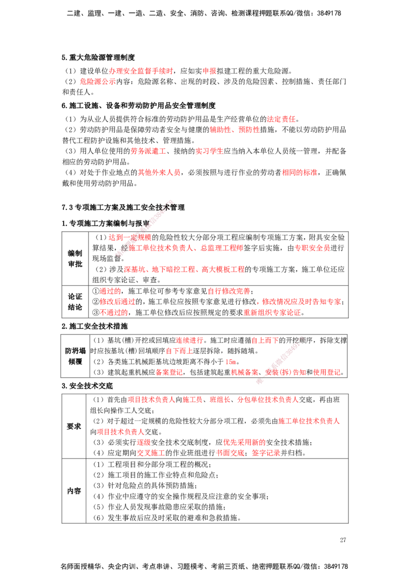 25一建-天成密训-管理_2026年一级建造师_2026年一建管理_2025年一建管理SVIP_04-冲刺串讲✿考点强化✿小灶集训_55-管理《考前天成密训》杨彬HX_讲义