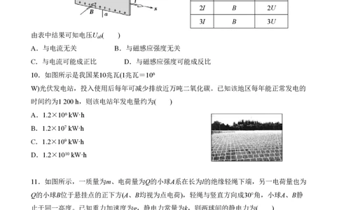 2015年高考物理试卷（浙江）10月（空白卷）_物理历年高考真题_新&middot;PDF版2008-2025&middot;高考物理真题_物理（按年份分类）2008-2025_2015&middot;高考物理真题