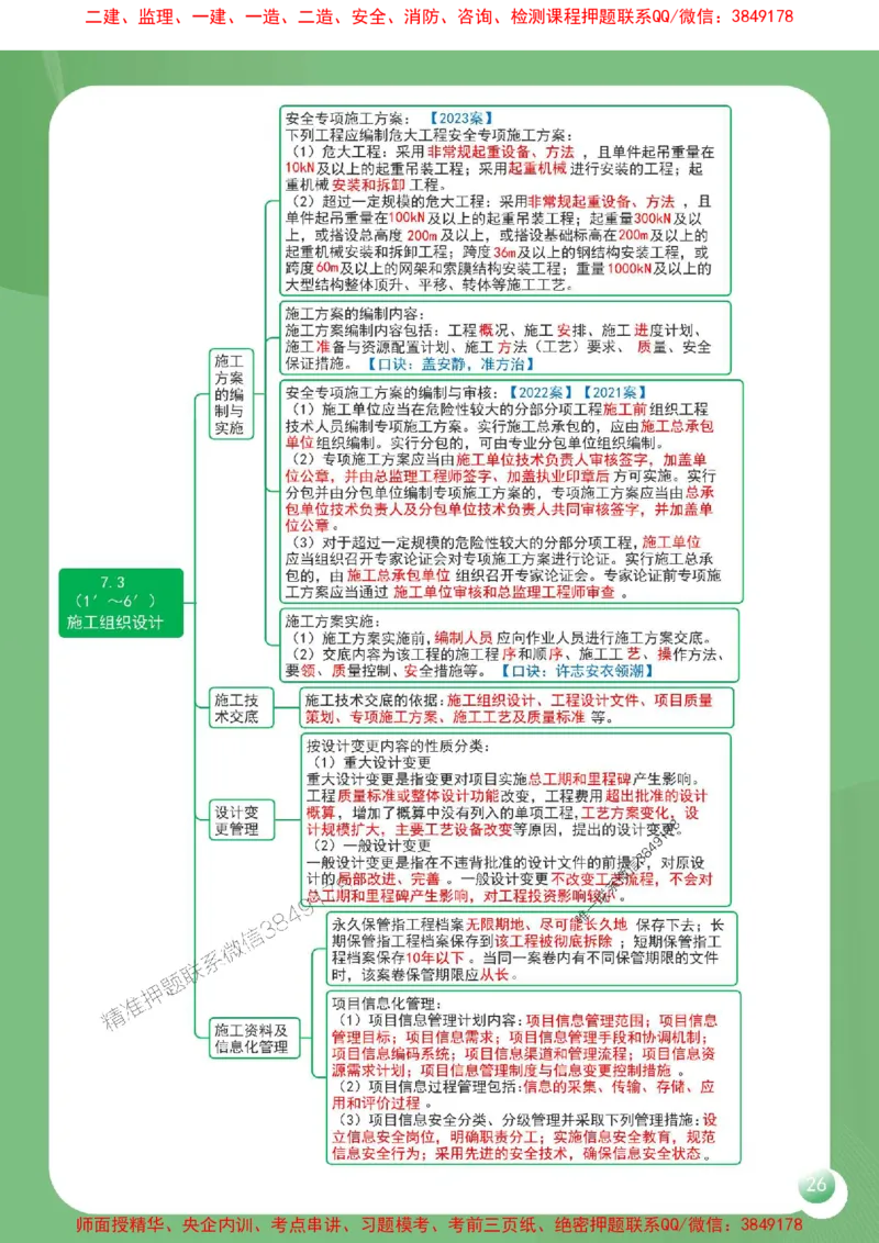 2025年一建《机电工程管理与实务》导图串联重要考点（含口诀）_2026年一级建造师_2026年一建机电_2025年一建机电SVIP_01-精华文档✿电子教材✿历年真题