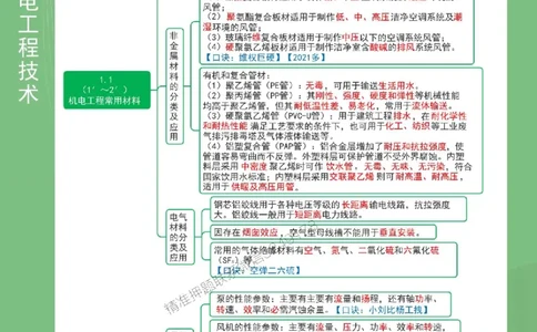 2025年一建《机电工程管理与实务》导图串联重要考点（含口诀）_2026年一级建造师_2026年一建机电_2025年一建机电SVIP_01-精华文档✿电子教材✿历年真题