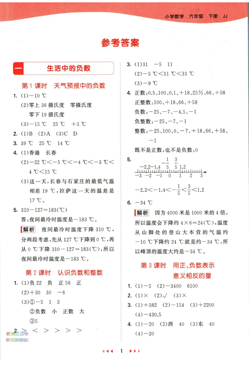 53天天练六年级下册数学冀教版答案_2024年人教版小学数学一二三四五六年级上册下册期中期末试a0747_小学全科《同步练习+精品试卷》打包下载（1-6年级单元月考期中期末试卷）_小学数学