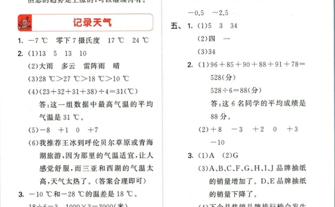 53天天练六年级下册数学冀教版答案_2024年人教版小学数学一二三四五六年级上册下册期中期末试a0747_小学全科《同步练习+精品试卷》打包下载（1-6年级单元月考期中期末试卷）_小学数学