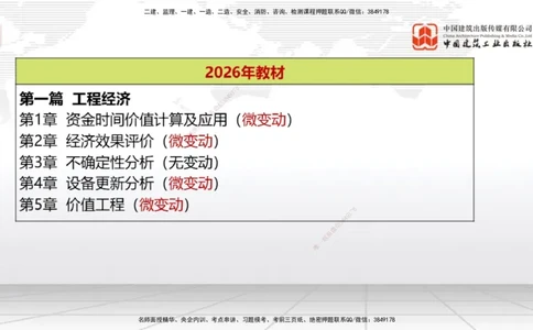 01.06一建《经济》新教材变动解析课_2026年一级建造师_2026年一建经济_2026年一建经济SVIP_2026一建经济SVIP_02-基础精讲✿高端面授✿深度强化_讲义