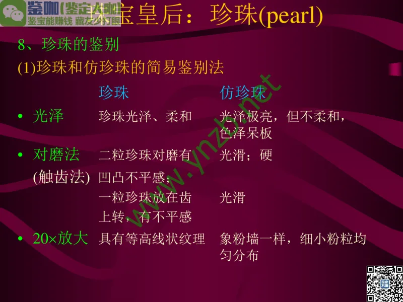 第11讲：高雅华贵的珠宝皇后：珍珠_X018-玉石珠宝鉴定教程最新合集_3、珠宝玉石鉴赏学习资料合集_珠宝玉石大学培训讲座教材