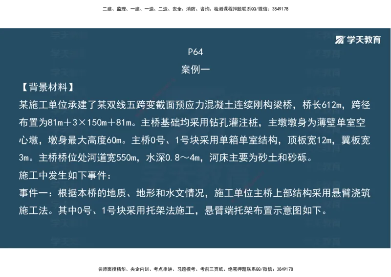 06.2025年一建《公路》案例专练讲义-桥梁（彩色观看版）_2026年一级建造师_2026年一建公路_2025年一建公路SVIP_04-冲刺串讲✿考点强化✿小灶集训_17-公路《A计划案例专练》刘滢XT