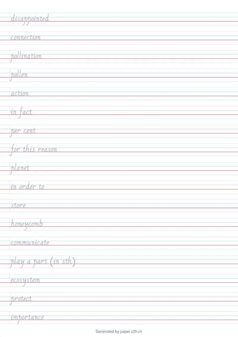 2025秋人教版八年级上册英语U4意大利字帖_初中英语新版_最新人教版英语八年级上册_新版_初中英语8上新更新第三套可选择_10单词默写+字帖_字帖