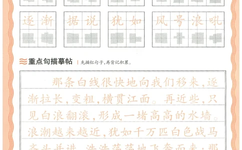 25秋王朝霞活页同步字帖-4年级上_25秋《王朝霞语文活页同步字帖》1-6上