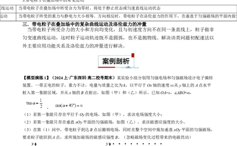 专题13带电粒子在组（复）合场中运动的核心问题（解析版）_2025高中物理模型方法技巧高三复习专题练习讲义_高考物理热点模型