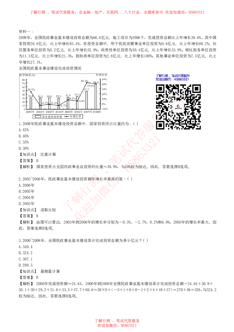 综合能力测试提分题库之资料分析图表分析题和解析_2025春招题库汇总_八大题库-1_04八大汇总_信永中和_信永中和招聘最新测评真题汇总22-23版-重要